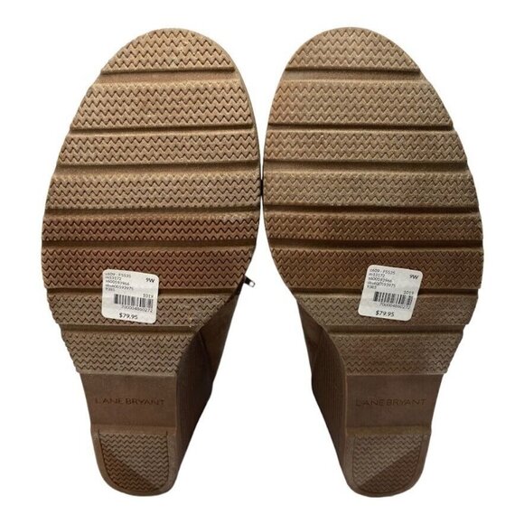 PB3 Lane Bryant Emma Fur Lined Wedge Ankle Bootie Women's 9Wide - Picture 6 of 10